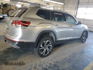 2023 Volkswagen Atlas SEL with VIN 1V2BR2CA4PC529988, listed as a Copart auction lot 88868575 with Not provided miles and Salvage title. Bid and sale history available at DreamBid. Image 3.