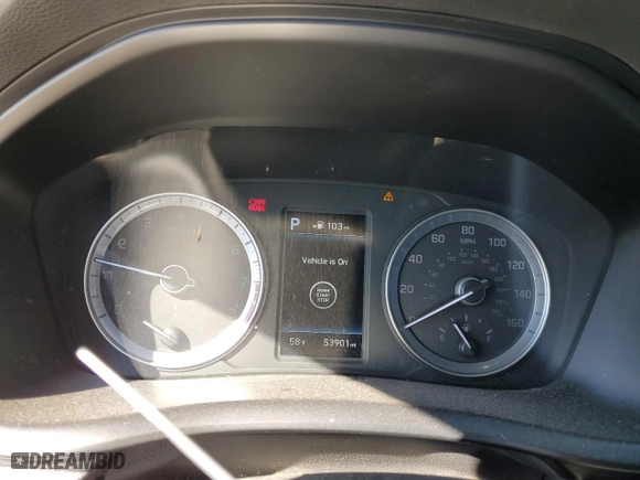 2018 Hyundai Sonata SEL with VIN 5NPE34AF0JH605552, listed as a Copart auction lot 46864165 with 53,901 mi miles and Salvage Title. Bid and sale history available at carsss.com. Image 9.