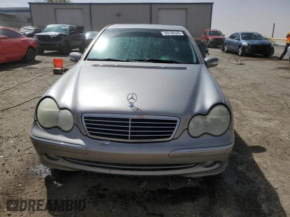2004 Mercedes-Benz C 230 Kompressor with VIN WDBRF40J94A600164, listed as a Copart auction lot 49136345 with Not Provided miles and Salvage Title. Bid and sale history available at DreamBid. Image 5.