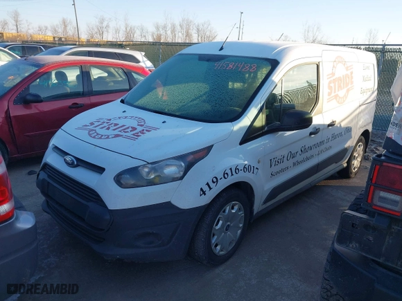 2015 Ford Transit Connect XL with VIN NM0LE7E78F1198971, listed as a IAAI auction lot 41581488 with 281,812 mi miles. Bid and sale history available at carsss.com. Image 19.