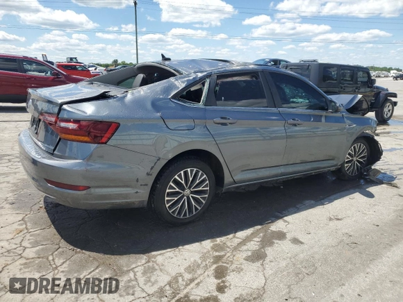 2019 Volkswagen Jetta SEL with VIN 3VWE57BU1KM233527, listed as a Copart auction lot 58369005 with 108,544 mi miles and Salvage title. Bid and sale history available at DreamBid. Image 3.
