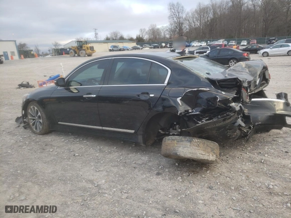 2014 Hyundai Genesis 5.0L R-Spec with VIN KMHGC4DH2EU261493, listed as a Copart auction lot 41595155 with 108,868 mi miles and Clean Title. Bid and sale history available at carsss.com. Image 2.