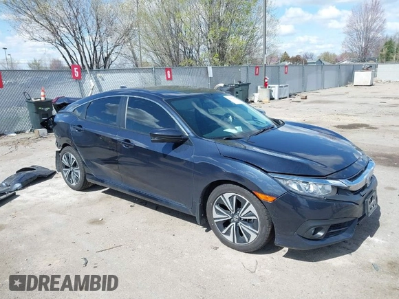 2017 Honda Civic Sedan EX-L with VIN 2HGFC1F77HH642462, listed as a IAAI auction lot 41962942 with 93,277 mi miles. Bid and sale history available at carsss.com. Image 1.