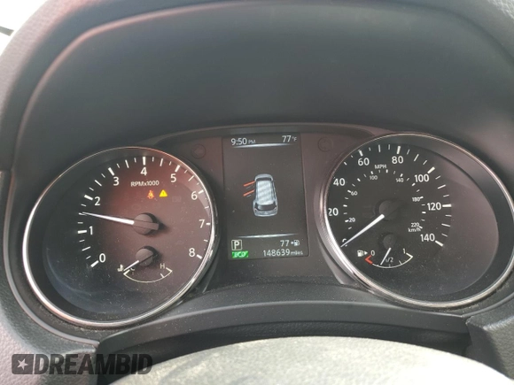2017 Nissan Rogue S with VIN KNMAT2MVXHP510663, listed as a Copart auction lot 65208325 with 148,639 mi miles and Clean title. Bid and sale history available at DreamBid. Image 9.