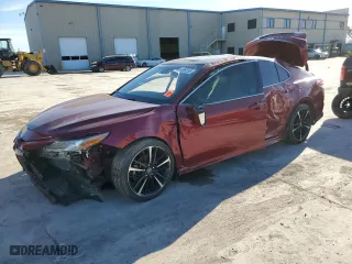 2018 Toyota Camry XSE with VIN 4T1B61HK5JU563649, listed as a Copart auction lot 43592345 with 0 mi miles and Clean Title. Bid and sale history available at carsss.com. Image 1.