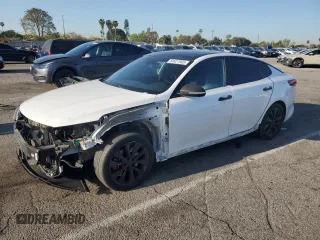2016 Kia Optima SXL Turbo with VIN 5XXGV4L28GG043868, listed as a Copart auction lot 50427905 with 93,452 mi miles and Salvage title. Bid and sale history available at DreamBid. Image 1.