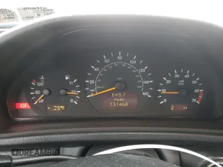 2000 Mercedes-Benz CLK 320/430 with VIN WDBLK65G7YT046952, listed as a Copart auction lot 81919584 with 131,468 mi miles and Clean Title. Bid and sale history available at DreamBid. Image 9.