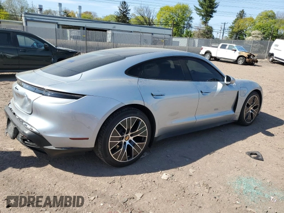 2022 Porsche Taycan z VIN WP0AA2Y19NSA15847, wystawiony jako Copart lot #54012535 z przebiegiem 28 002 mil mil oraz Szkoda całkowita • Salvage title. Historia ofert i sprzedaży dostępna na DreamBid. Obrazek 3.