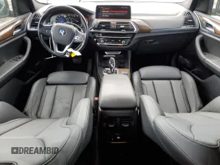 2019 BMW X3 sDrive30i with VIN 5UXTR7C51KLR46420, listed as a Copart auction lot 45377035 with 114,191 mi miles and Salvage Title. Bid and sale history available at carsss.com. Image 8.