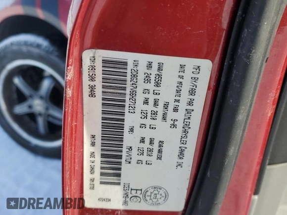 2006 Dodge Magnum SXT with VIN 2D8GZ47V66H271213, listed as a Copart auction lot 44115885 with 238,997 mi miles and Salvage Title. Bid and sale history available at DreamBid. Image 13.