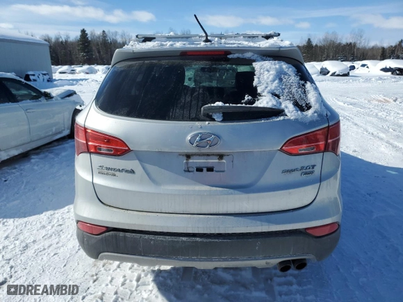 2014 Hyundai Santa Fe Sport Premium with VIN 5XYZUDLA2EG180557, listed as a Copart auction lot 44053445 with 316,891 mi miles and Clean Title. Bid and sale history available at carsss.com. Image 6.