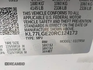 2024 Chevrolet Trax 1RS with VIN KL77LGE20RC124173, listed as a IAAI auction lot 40232631 with 6,745 mi miles. Bid and sale history available at carsss.com. Image 9.