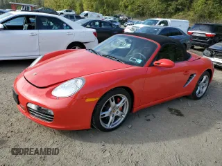 2008 Porsche Boxster S с VIN WP0CB29848U730980, выставлен на аукционе Copart как лот 71537074 с пробегом 5 454 миль миль и Списание • Salvage title. История ставок и продаж доступна на DreamBid. Изображение 1.