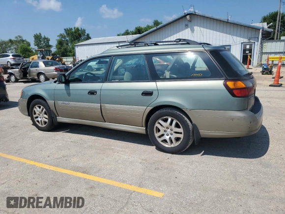 2004 Subaru Legacy Outback with VIN 4S3BH675047641216, listed as a Copart auction lot 61846755 with 179,304 mi miles and Salvage title. Bid and sale history available at DreamBid. Image 2.