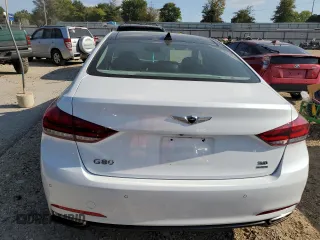 2017 Genesis G80 3.8L with VIN KMHGN4JE4HU193223, listed as a Copart auction lot 68315563 with 34,690 mi miles and Salvage Title. Bid and sale history available at carsss.com. Image 6.