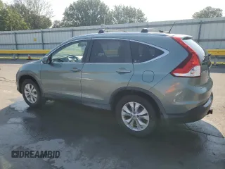 2012 Honda CR-V EX-L with VIN 2HKRM4H78CH612331, listed as a Copart auction lot 62383725 with 208,658 mi miles and Salvage title. Bid and sale history available at DreamBid. Image 2.