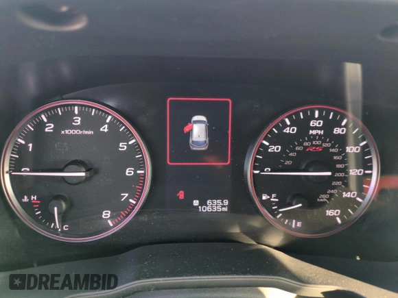 2024 Subaru Impreza RS with VIN JF1GUHJC4R8279158, listed as a Copart auction lot 82491594 with 10,635 mi miles and Salvage Title. Bid and sale history available at carsss.com. Image 9.