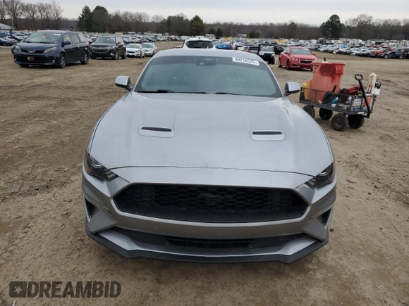 2021 Ford Mustang EcoBoost with VIN 1FA6P8TH6M5152871, listed as a Copart auction lot 89218525 with 40,677 mi miles and Salvage Title. Bid and sale history available at carsss.com. Image 5.