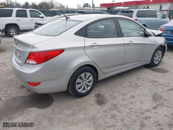 2015 Hyundai Accent GLS with VIN KMHCT4AE7FU849786, listed as a IAAI auction lot 41965237 with 98,587 mi miles. Bid and sale history available at carsss.com. Image 4.