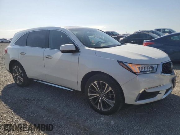 2020 Acura MDX Technology with VIN 5J8YD4H50LL019408, listed as a Copart auction lot 52778605 with 20,393 mi miles and Salvage title. Bid and sale history available at DreamBid. Image 4.