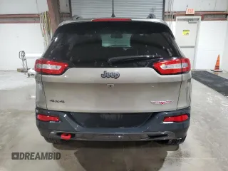 2017 Jeep Cherokee Trailhawk L Plus z VIN 1C4PJMBB4HW593615, wystawiony jako Copart lot #56342885 z przebiegiem 88 215 mil mil oraz Szkoda całkowita • Salvage title. Historia ofert i sprzedaży dostępna na DreamBid. Obrazek 6.