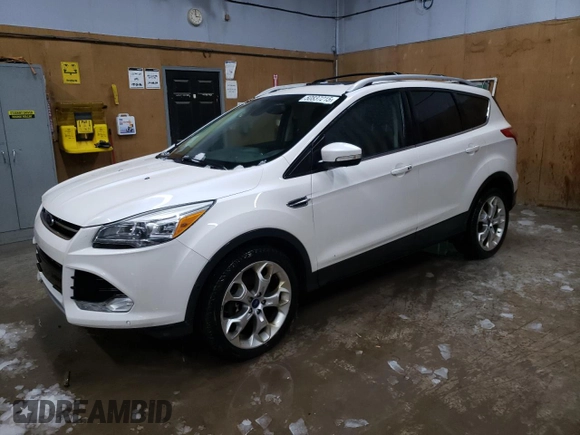 2014 Ford Escape Titanium with VIN 1FMCU9J93EUC22143, listed as a Copart auction lot 50837215 with 164,841 mi miles and Clean Title. Bid and sale history available at DreamBid. Image 1.