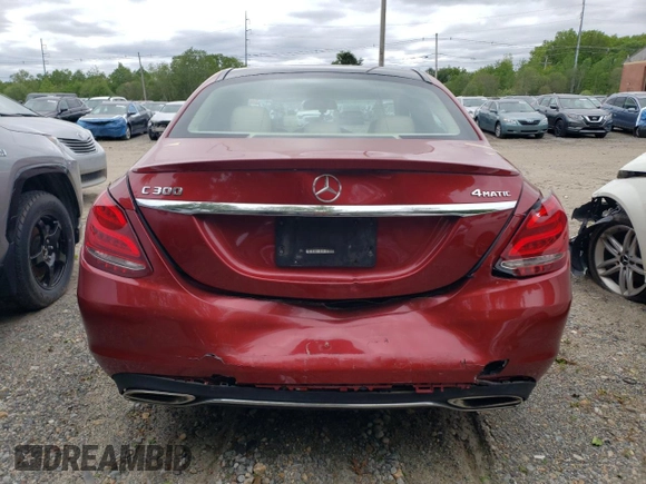 2017 Mercedes-Benz C 300 с VIN 55SWF4KB5HU213567, выставлен на аукционе Copart как лот 57314225 с пробегом 88 329 миль миль и Списание • Salvage title. История ставок и продаж доступна на DreamBid. Изображение 6.