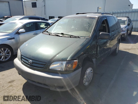 2003 Toyota Sienna LE with VIN 4T3ZF13C23U515454, listed as a Copart auction lot 72506484 with 130,208 mi miles and Salvage Title. Bid and sale history available at carsss.com. Image 1.