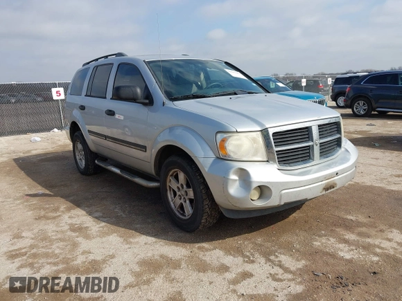 2008 Dodge Durango SLT z VIN 1D8HD48N58F112026, wystawiony jako IAAI lot #41507653 z przebiegiem 201 559 mil mil oraz . Historia ofert i sprzedaży dostępna na DreamBid. Obrazek 1.