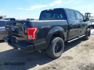 2016 Ford F-150 XLT with VIN 1FTEW1EP3GKF03617, listed as a IAAI auction lot 41662989 with 133,510 mi miles. Bid and sale history available at carsss.com. Image 4.
