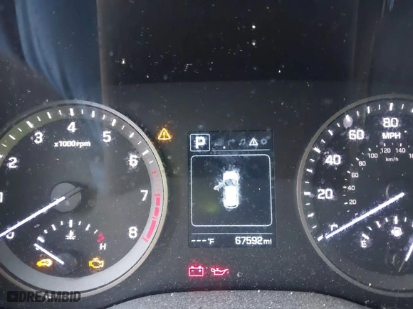 2017 Hyundai Tucson SE with VIN KM8J33A40HU422199, listed as a IAAI auction lot 41758520 with 67,592 mi miles. Bid and sale history available at carsss.com. Image 7.