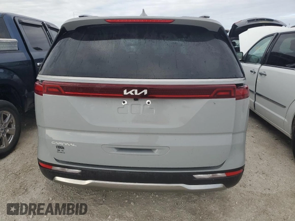 2024 Kia Carnival SX Prestige with VIN KNDNE5H38R6347038, listed as a Copart auction lot 75315254 with 5,021 mi miles and Non Repairable. Bid and sale history available at carsss.com. Image 6.