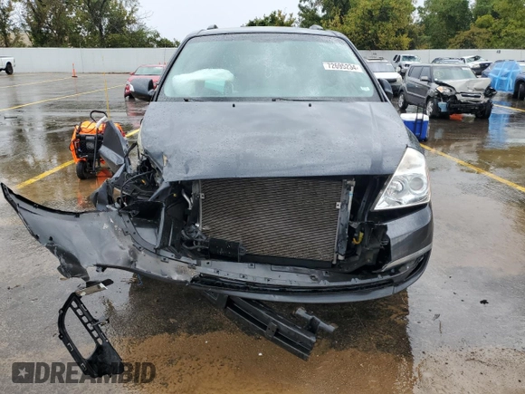2014 Kia Sedona LX with VIN KNDMG4C77E6539099, listed as a Copart auction lot 72695234 with 86,979 mi miles and Salvage Title. Bid and sale history available at carsss.com. Image 5.