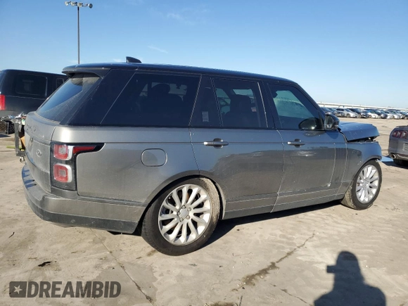 2018 Land Rover Range Rover HSE z VIN SALGS2SVXJA396195, wystawiony jako Copart lot #46398585 z przebiegiem 81 131 mil mil oraz Szkoda całkowita • Salvage title. Historia ofert i sprzedaży dostępna na DreamBid. Obrazek 3.