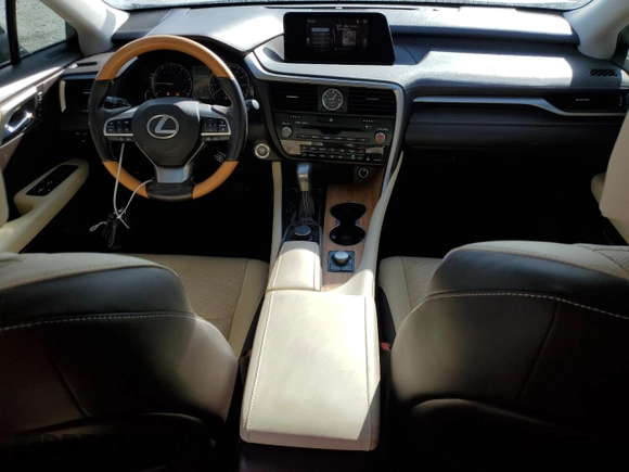 2018 Lexus RX with VIN JTJGZKCA3J2005247, listed as a Copart auction lot 47534675 with 4,801 mi miles and Salvage Title. Bid and sale history available at carsss.com. Image 8.