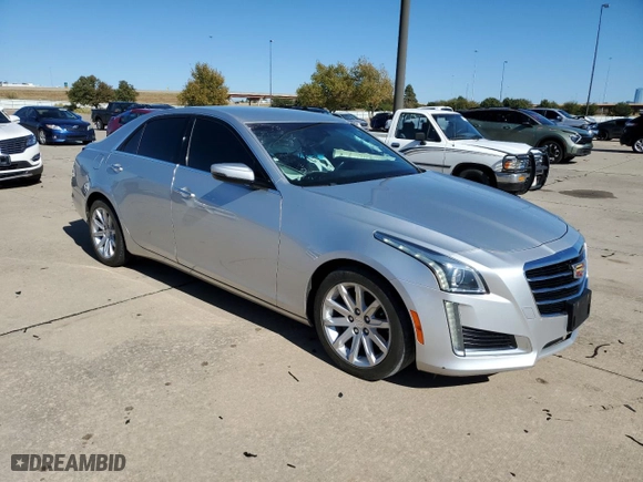 2015 Cadillac CTS Sedan RWD with VIN 1G6AP5SX5F0104826, listed as a Copart auction lot 77413564 with 88,827 mi miles and Salvage Title. Bid and sale history available at carsss.com. Image 4.