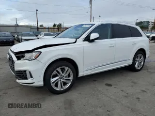 2024 Audi Q7 Premium Plus with VIN WA1LXBF73RD005671, listed as a Copart auction lot 55644265 with 17,711 mi miles and Clean title. Bid and sale history available at DreamBid. Image 1.