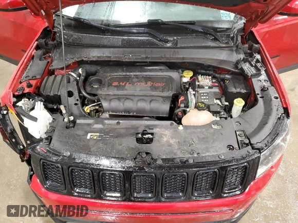 2018 Jeep Compass Altitude with VIN 3C4NJCBB2JT304972, listed as a Copart auction lot 44030125 with 104,862 mi miles and Clean title. Bid and sale history available at DreamBid. Image 12.
