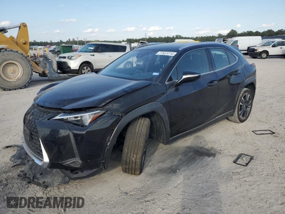 2024 Lexus UX with VIN JTHX6JBH9R2189737, listed as a Copart auction lot 77551214 with 0 mi miles and Salvage Title. Bid and sale history available at carsss.com. Image 1.