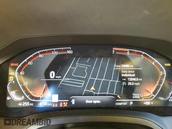 2022 BMW 4 Series 430i z VIN WBA53AP04NCK05705, wystawiony jako Copart lot #53692445 z przebiegiem 39 080 mil mil oraz Szkoda całkowita • Salvage title. Historia ofert i sprzedaży dostępna na DreamBid. Obrazek 9.