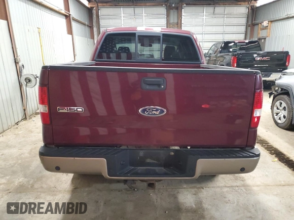 2005 Ford F-150 XLT with VIN 1FTPW14575KF00483, listed as a Copart auction lot 49797945 with 183,420 mi miles and Salvage Title. Bid and sale history available at carsss.com. Image 6.