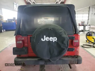 2004 Jeep Wrangler Sport with VIN 1J4FA49S54P758930, listed as a Copart auction lot 53949665 with 190,457 mi miles and Clean Title. Bid and sale history available at carsss.com. Image 6.