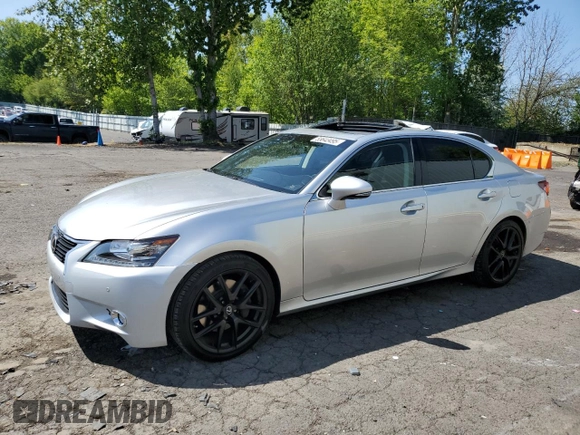 2013 Lexus GS 350 with VIN JTHBE1BL5D5000607, listed as a Copart auction lot 55643495 with 125,763 mi miles and Salvage title. Bid and sale history available at DreamBid. Image 1.