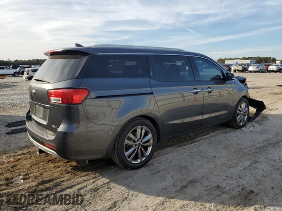 2015 Kia Sedona SX-L with VIN KNDME5C1XF6020296, listed as a Copart auction lot 42625245 with 153,028 mi miles and Salvage Title. Bid and sale history available at DreamBid. Image 3.