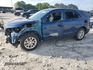 2021 Chevrolet Equinox LT with VIN 3GNAXKEV9ML386515, listed as a Copart auction lot 53564645 with 110,722 mi miles and Salvage title. Bid and sale history available at DreamBid. Image 1.