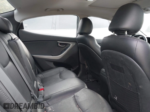2013 Hyundai Elantra Limited z VIN 5NPDH4AEXDH384227, wystawiony jako IAAI lot #42106321 z przebiegiem 145 862 mil mil oraz . Historia ofert i sprzedaży dostępna na DreamBid. Obrazek 8.
