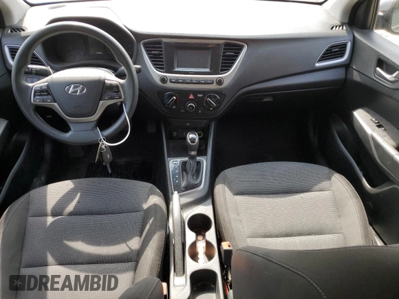 2018 Hyundai Accent SEL with VIN 3KPC24A3XJE007540, listed as a Copart auction lot 52873853 with 76,039 mi miles. Bid and sale history available at carsss.com. Image 8.