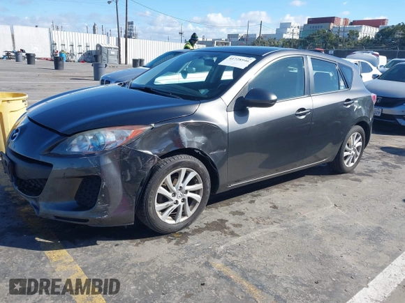 2012 Mazda Mazda3 i Touring with VIN JM1BL1L71C1529437, listed as a IAAI auction lot 41728946 with 179,907 mi miles. Bid and sale history available at carsss.com. Image 2.