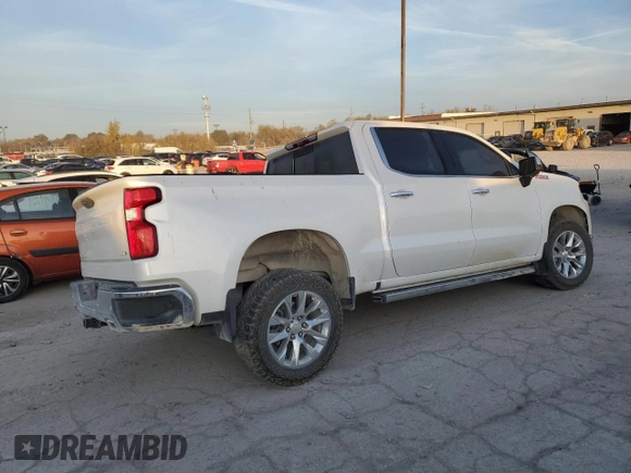 2021 Chevrolet Silverado 1500 LTZ with VIN 1GCUYGET6MZ232691, listed as a Copart auction lot 75749074 with 67,002 mi miles and Salvage Title. Bid and sale history available at DreamBid. Image 3.