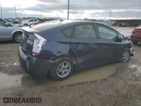 2010 Toyota Prius II with VIN JTDKN3DU0A0194992, listed as a Copart auction lot 44936345 with 93,386 mi miles and Salvage Title. Bid and sale history available at carsss.com. Image 3.